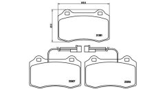 MAGNETI MARELLI 363700423074 — Plăcuțe de frână disc