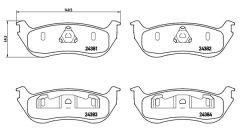 MAGNETI MARELLI 363700424068 — Колодки тормозные дисковые