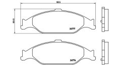 MAGNETI MARELLI 363700424082 — Plăcuțe de frână disc