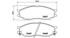 MAGNETI MARELLI 363700456083 — Колодки тормозные дисковые