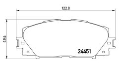 MAGNETI MARELLI 363700483141 — Plăcuțe de frână disc