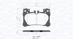 MAGNETI MARELLI 363700483181 — Колодки тормозные дисковые