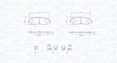 MAGNETI MARELLI 363700483192 — Колодки тормозные дисковые