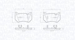 MAGNETI MARELLI 363700485181 — Колодки тормозные дисковые