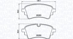 MAGNETI MARELLI 363700485185 — Колодки тормозные дисковые