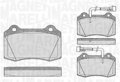 MAGNETI MARELLI 363916060107 — Plăcuțe de frână disc