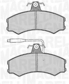 MAGNETI MARELLI 363916060175 — Plăcuțe de frână disc