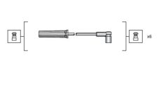MAGNETI MARELLI 941318111143 — Set fișe bujii