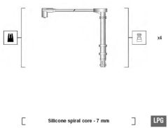 MAGNETI MARELLI 941095800618 — Set fișe bujii