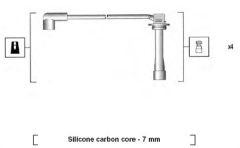 MAGNETI MARELLI 941325020896 — Комплект высоковольтных проводов