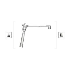 MAGNETI MARELLI 941319170039 — Set fișe bujii