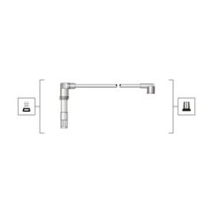 MAGNETI MARELLI 941319170081 — Set fișe bujii