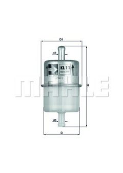 MAGNETI MARELLI 154076378870 — Топливный фильтр