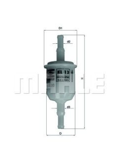 MAGNETI MARELLI 154070001510 — Filtru combustibil