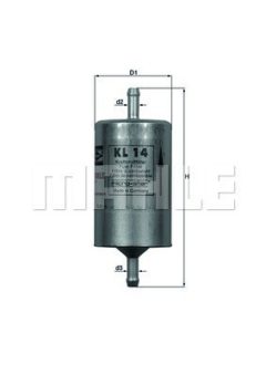 MAGNETI MARELLI 154076376550 — Топливный фильтр