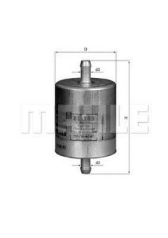 MAGNETI MARELLI 154096553410 — Filtru combustibil