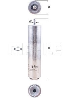 MAGNETI MARELLI 154705514550 — Filtru combustibil