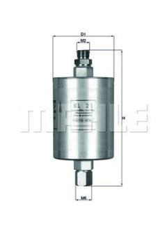 MAGNETI MARELLI 154076376140 — Топливный фильтр