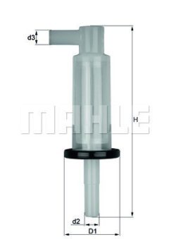 MAGNETI MARELLI 154072530077 — Топливный фильтр