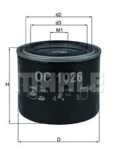 MAGNETI MARELLI 154070595364 — Filtru de ulei