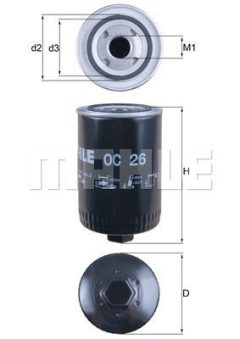 MAGNETI MARELLI 154720130840 — Масляный фильтр