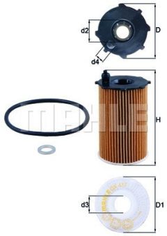 MAGNETI MARELLI 154070542571 — Масляный фильтр