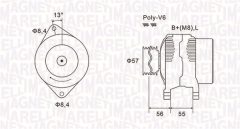 MAGNETI MARELLI 063731088010 — Alternator