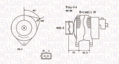 MAGNETI MARELLI 063731317010 — Alternator