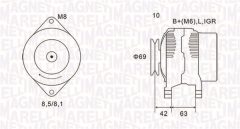 MAGNETI MARELLI 063731600010 — Генератор