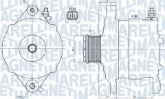 MAGNETI MARELLI 063731602010 — Генератор