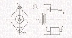 MAGNETI MARELLI 063731615010 — Alternator
