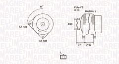 MAGNETI MARELLI 063731661010 — Alternator
