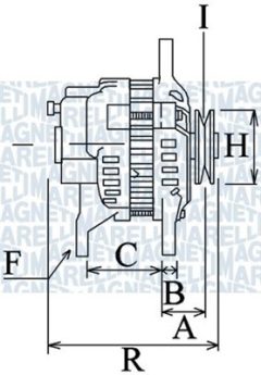 MAGNETI MARELLI 063731671010 — Alternator