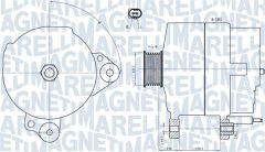 MAGNETI MARELLI 063731817010 — Генератор