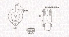 MAGNETI MARELLI 063731857010 — Alternator