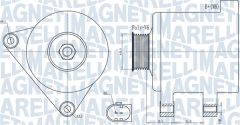 MAGNETI MARELLI 063731937010 — Генератор