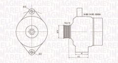 MAGNETI MARELLI 063731952010 — Генератор