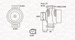 MAGNETI MARELLI 063732108010 — Генератор