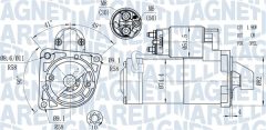 MAGNETI MARELLI 063721428010 — Electromotor