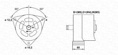 MAGNETI MARELLI 943346121010 — Генератор