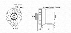 MAGNETI MARELLI 944346129010 — Alternator