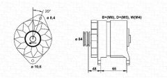 MAGNETI MARELLI 943346130010 — Alternator