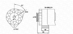 MAGNETI MARELLI 943356202010 — Генератор
