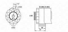 MAGNETI MARELLI 944356676010 — Alternator