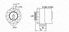 MAGNETI MARELLI 944356679010 — Alternator