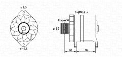 MAGNETI MARELLI 943356949010 — Генератор