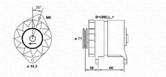 MAGNETI MARELLI 944356971010 — Генератор