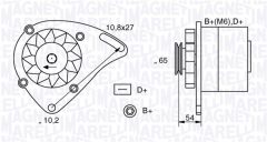 MAGNETI MARELLI 063341454010 — Генератор
