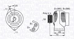 MAGNETI MARELLI 063341896010 — Генератор