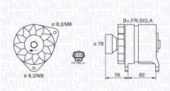 MAGNETI MARELLI 063380010010 — Alternator